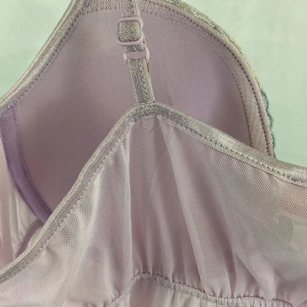 Flora Intimately Lavender cami slip padded bra - Picture 6 of 9
